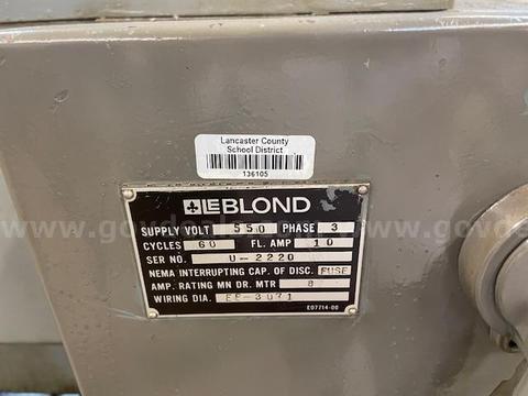 LeBlond Metalworking Lathe