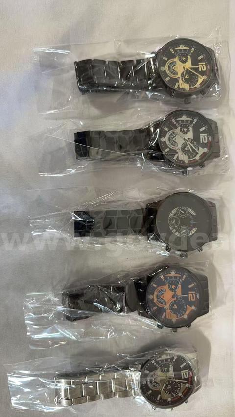 SHIPPING AVAILABLE 5pcs Assorted Men Stainless Steel Quartz Watch Lot Sports Chronograph Business Wristwatch(W1-016)