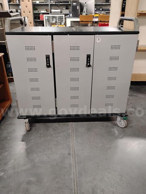 Laptop Charging Station on Wheels