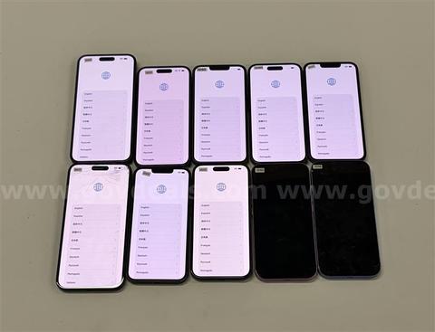 Lot of (10) Apple iPhone 16 Series β iPhone 16, 16 Plus & 16e β iCloud & PWL β For Parts