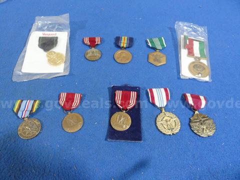 Lot of 10 - Vintage U.S. Military Medals | Includes WWII & Later Service Awards (#5)