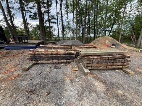 Used Creosote Bridge Timbers