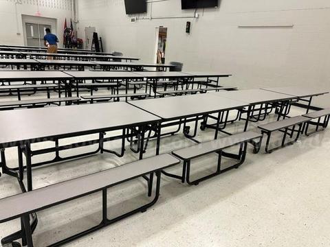 cafeteria tables