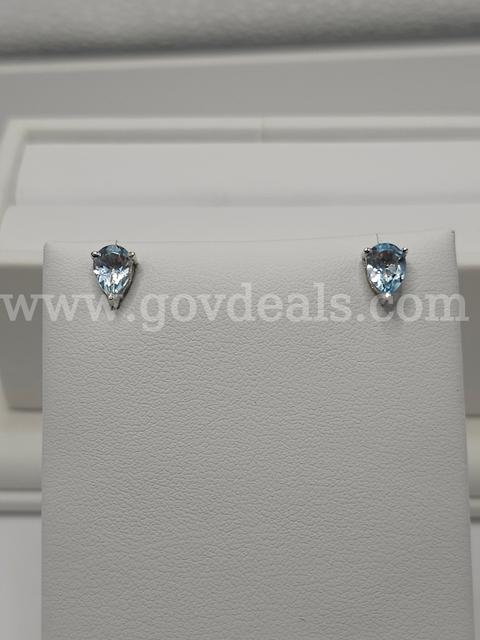 London Blue Topaz Earrings New