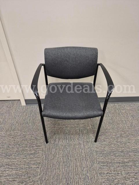 Lot of 22 - Charcoal Stacking Side Chairs