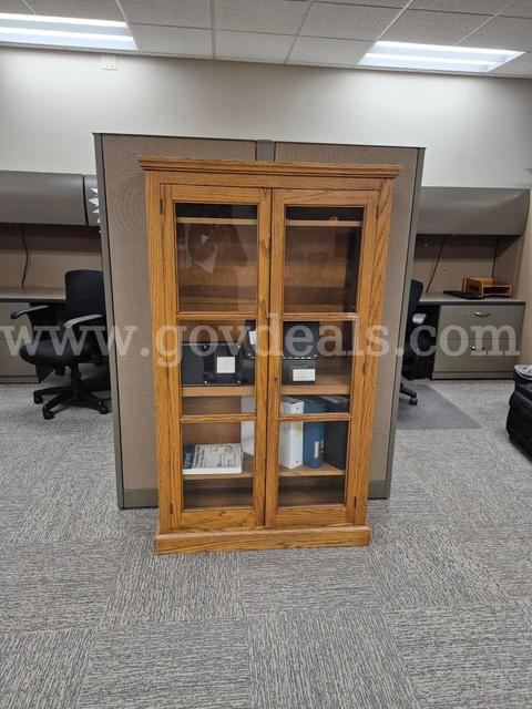 Bookcase with Glass Doors