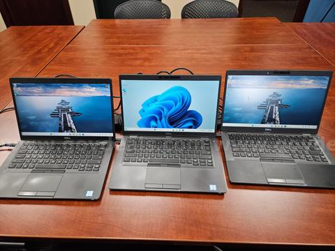 3 Dell Laptops two Latitude 5400's and one 5401