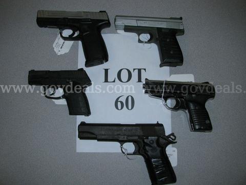 5 Handguns - Lot 60