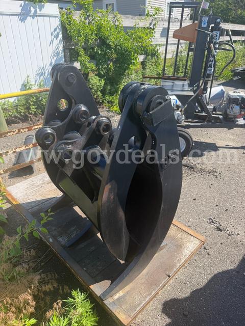 mini excavator grapple bobcat, john deere, kubota, caterpillar, hitachi