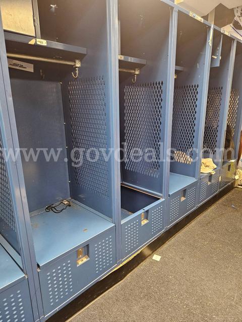 Lot of 42 Athletic Lockers – 6 ft Tall