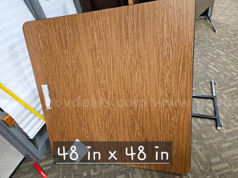 48" x 48" Square Classroom Table – Laminate Top