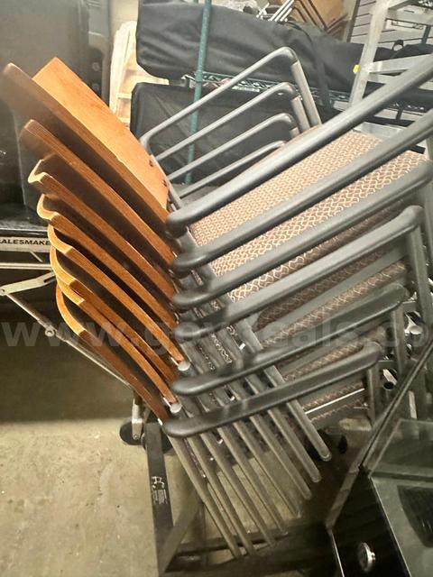 Stack of 50 chairs
