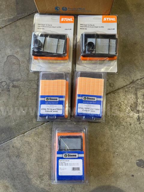 Lot of air filters for Stihl TS400 and TS700/800