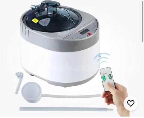 SHIPPING AVAILABLE Lot of 2 Smartmak Sauna Steamer, Portable 4L Upgrated Steam Pot Generator with Remote Con(43-02)