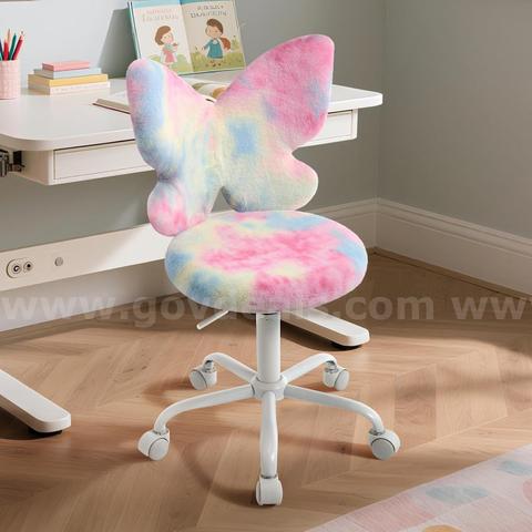 SHIPPING AVAILABLE Lessmore Pink Girls Desk Chair - Comfy Swivel Kids Desk Chair