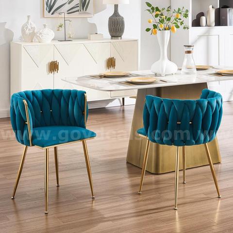 SHIPPING AVAILABLE Lessmore Green Velvet Dining Chairs Set of 4, Modern Accent Chair,Waiting Room Chairs(A-012)