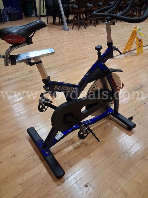 Lot of 4 - Big Fitness Upright Bikes