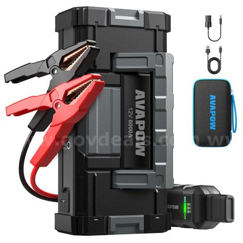 SHIPPING AVAILABLE AVAPOW A68 Jump Starter, 18W QC3.0 Fast Charge Car Battery Booster Pack, 16 LED Portable Power(18-wu)