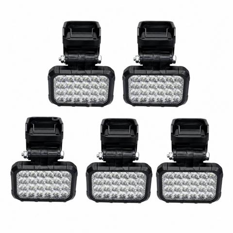 SHIPPING AVAILABLE 5pcs 60W 24LED Portable LED Work Light, Compatible with Makita 18V Lithium Battery(B3-02)