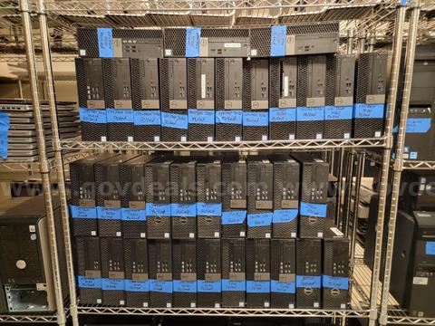 (LOT) 35 Mixed Dell Small Form Factor Desktops