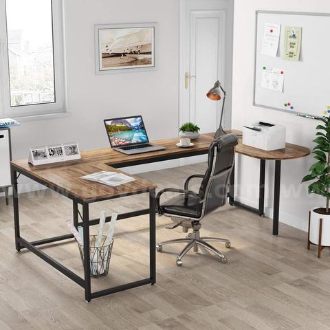 SHIPPING AVAILABLE Tribesigns U Shaped Desk, Large L-Shaped Desk Corner Computer Office Desk Writing Table (A1-011)