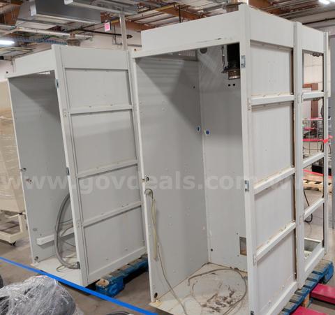 Industrial Enclosed Processing Cabinet System (Qty 2)