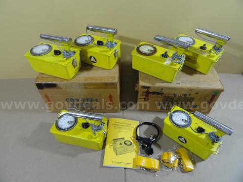 LOT of 6 Vintage Victoreen Radiation Detectors Survey Dosimeters Meters