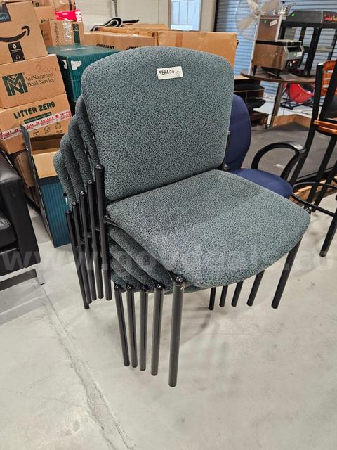 HON Pagoda Stacking Chairs Qty 5