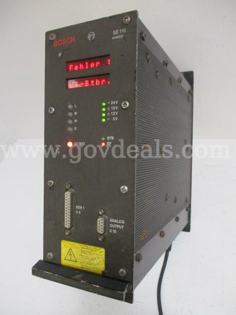 ORIGINAL Bosch SE-110 Analog Servo Controller 0-608-830-109 110/220V .03A MADE IN GERMANY *WILL SHIP*