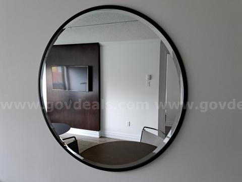 Black Metal frame mirrors
