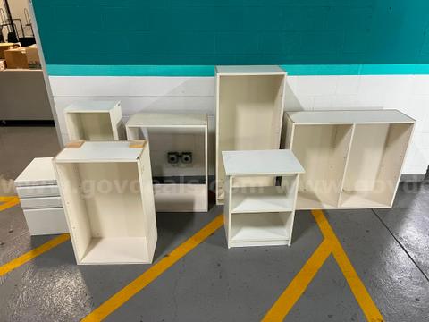 Office Storage Cabinets & Shelving – White Modular Furniture set - Pick Up in Los Angeles