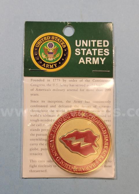 US Army Schofield Barracks Medallion