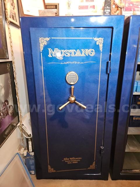 Custom Blue Sun Welding Mustang M34 Gun Safe