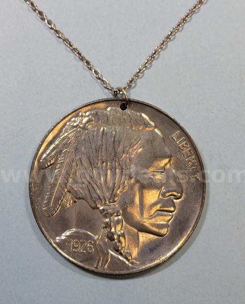 1926 Buffalo Nickel Chain Necklace