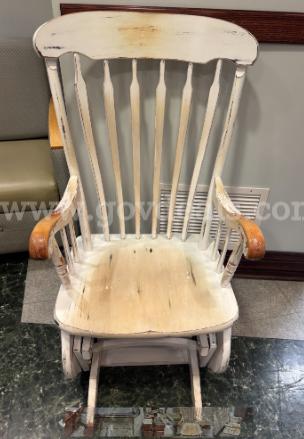 wooden glider