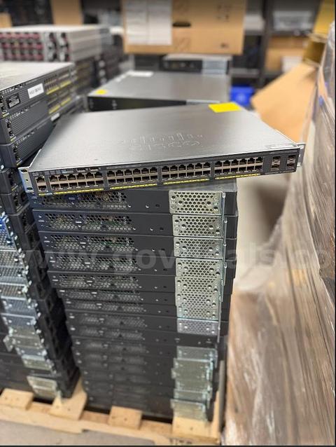 LOT of forty-eight (48) Cisco Catalyst 2960-X series 48 port switch