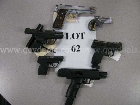 6 Handguns - Lot 62