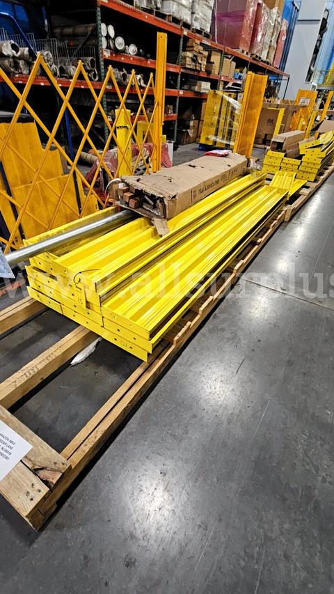 1 Lot Heavy Duty Safety Guardrail Components Pallet