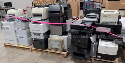 Various types of Printers (3 Pallets)