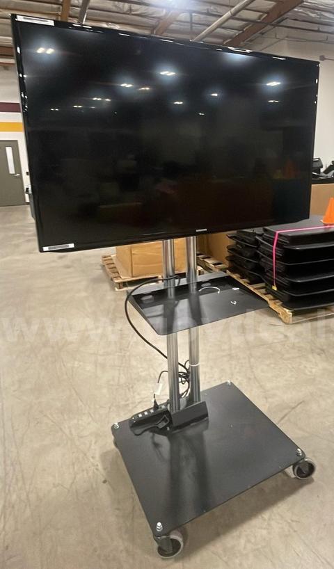 Samsung 50" HDTV Display on Mobile Cart