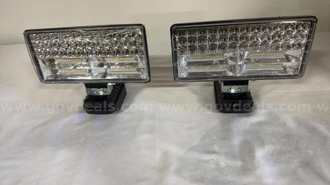 SHIPPING AVAILABLE 2pcs Rectangular Portable LED Work Light Compatible with Makita 18V Lithium Battery(B3-03)