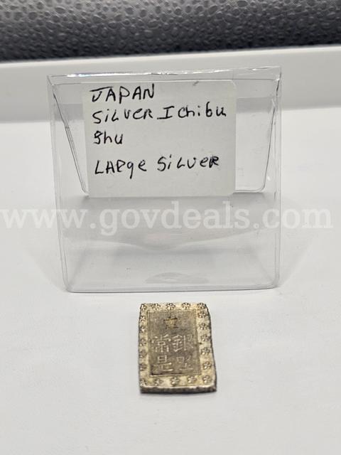 Rare Japanese Silver Ichibu Shu Dated 550 AD to 1100 AD, Rare Find