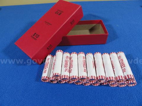 Lot of 1,000 Uncirculated 2025 P & D Lincoln Cents (Last Year of Issue) – Original U.S. Mint Rolls
