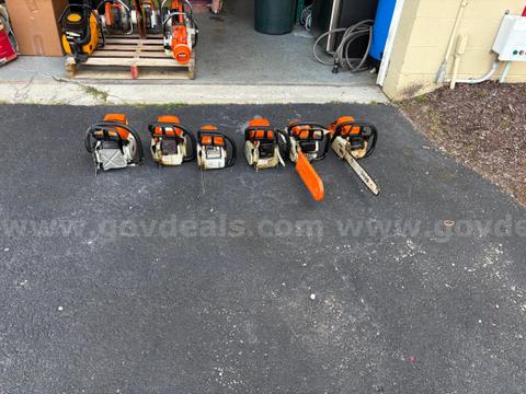 Various Models - Stihl Chainsaws (6) and Cutoff Saws (5)