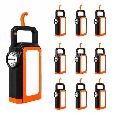 SHIPPING AVAILABLE 10pcs Solar Camping Lantern, Portable LED Work Light, Rechargeable Emergency Handheld(B3-01)