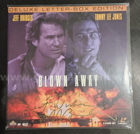 Blown Away Deluxe Letterbox LaserDisc Signed by Jeff Bridges Authentic Autograph