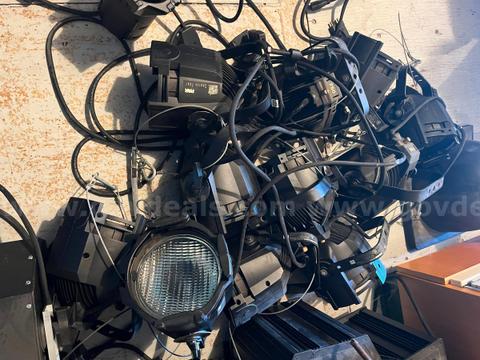 Lot of Mixed Theatrical Stage Lighting - Colortran & Mixed PAR Cans