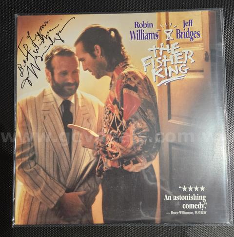 The Fisher King LaserDisc Signed by Jeff Bridges | Authentic Autograph