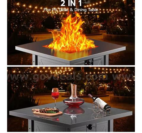 SHIPPING AVAILABLE Fire Pit, 40000 BTU Propane Fire Pit , TABLETOP ONLY, base not included.(31-01)