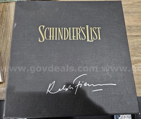 Schindler's List Letterbox Limited Collector's Set Signed by Ralph Fiennes